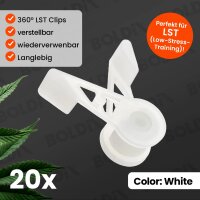 LST Clips 360° Clips, Weiß, 20 Stück