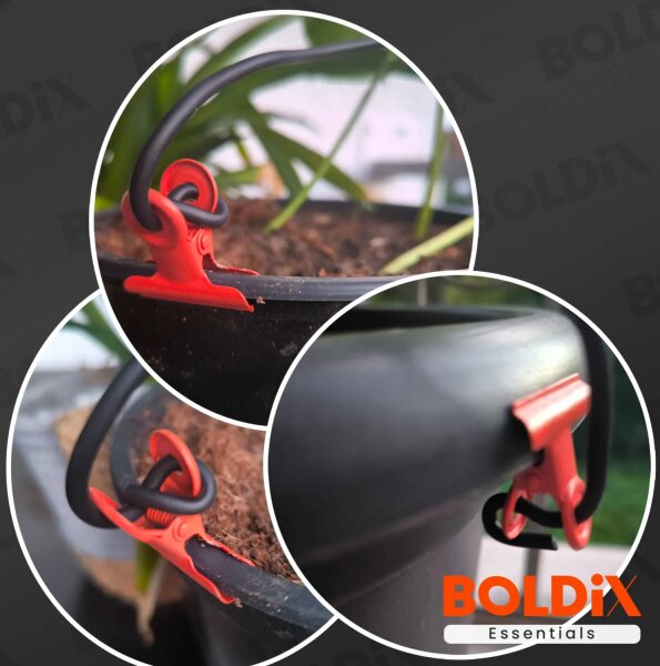 LST Lochclips 30mm Ø: 4mm Metall 15 Stk. für Töpfe ohne Löcher