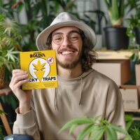 Sticky Traps Cannabis Motiv (Gelbtafel) 42 Stk
