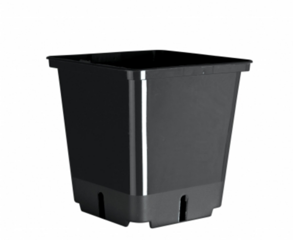 0,4 Liter Topf viereckig/schwarz, 8 x 8 x 9 cm